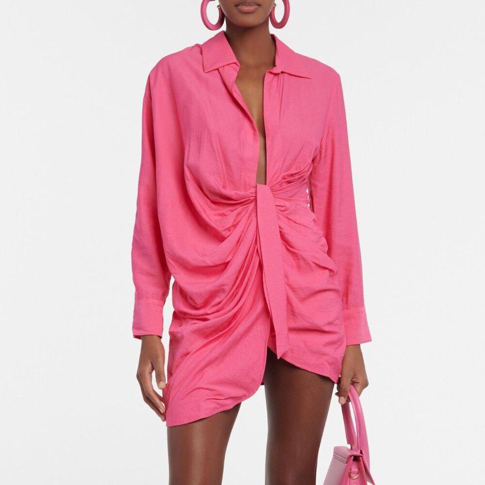 Jacquemus La Robe Bahia tie-detail minidress - Picture 3 of 3